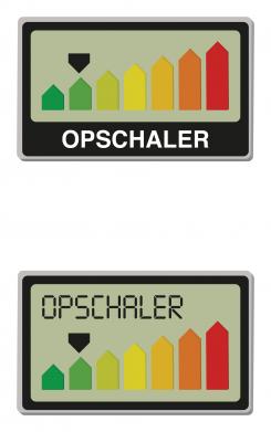 Logo # 605708 voor Logo voor project OPSCHALER over datagebruik uit slimme meters wedstrijd