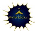 Logo design # 384849 for Design a logo for our new name: WOW kids - a online shop with magical and radiant clothes for happy kids contest