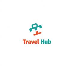 Logo design # 593513 for A clear and up-beat logo+stationary ID for Travel Hub Europe contest