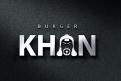 Logo design # 473534 for Design a masculine logo for a burger joint called Burger Khan contest