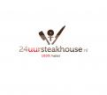 Logo # 443964 voor Logo voor bezorgdienst www.24uursteakhouse.nl wedstrijd