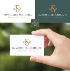 Logo design # 1166967 for Logo for  Immobilier Solidaire    The real estate agency that supports those who need it contest