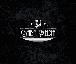 Logo design # 580924 for Create a vintage, retro, media related logo for 80's Baby Media contest