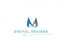 Logo # 565887 voor Ontwerp een strak & stijlvol logo voor de onderneming M-Digitaldesigns wedstrijd