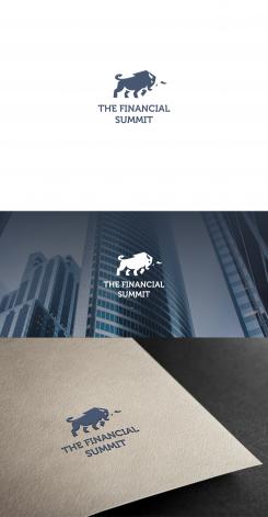 Logo design # 1060734 for The Financial Summit   logo with Summit and Bull contest