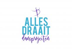 Logo design # 776634 for Design a fresh, happy and cool logo for a dance company with different dance projects for young and old. Alles draait dansprojecten contest
