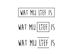 Logo # 707749 voor Logo - Blog - Wat mij lief is wedstrijd