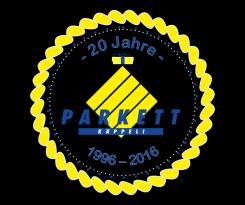 Logo  # 577185 für Jubiläumslogo, 20 Jahre (1996 - 2016), PARKETT KÄPPELI GmbH, Parkett- und Bodenbeläge Wettbewerb
