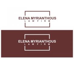 Logo design # 829456 for E Myrianthous Law Firm  contest