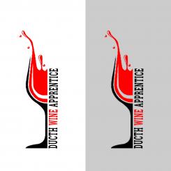 Logo # 1061702 voor Logo  plus social  voor Wine Blogger wedstrijd