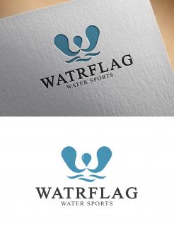 Logo # 1206857 voor logo voor watersportartikelen merk  Watrflag wedstrijd