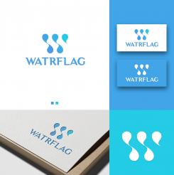 Logo # 1207477 voor logo voor watersportartikelen merk  Watrflag wedstrijd