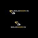 Logo design # 1248886 for Logo for SolidWorxs  brand of masts for excavators and bulldozers  contest