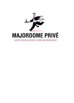 Logo & stationery # 1008263 for Majordome Privé : give your guests a dream holiday! contest