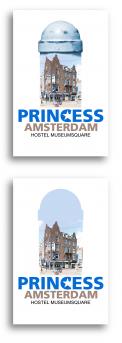 Logo & stationery # 296652 for Princess Amsterdam Hostel contest