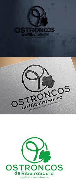 Logo & Huisstijl # 1075034 voor Huisstijl    logo met ballen en uitstraling  Os Troncos de Ribeira Sacra  Viticultural heroica   Vinedos e Vinos wedstrijd
