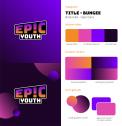 Logo & stationery # 1098183 for Youth work foundation that focusses on social media  gaming and editting designinglooking for a new logo style contest