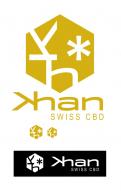 Logo & stationery # 511582 for KHAN.ch  Cannabis swissCBD cannabidiol dabbing  contest