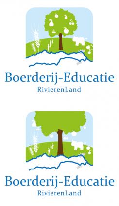 Logo & Huisstijl # 221406 voor Logo & huisstijl voor Boerderij-educatie Rivierenland, samenwerkingsverband agrarisch ondernemers die lesgeven aan basisschoolklassen op hun bedrijf. wedstrijd