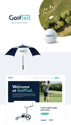Logo & stationery # 1170041 for Design a logo and corporate identity for GolfTed   electric golf trolleys contest