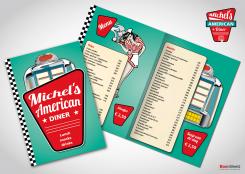 Logo & Huisstijl # 389345 voor Snackbar lunchroom amerikaanse jaren 50 en 60 stijl wedstrijd