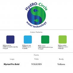 Logo & Huisstijl # 1075099 voor Ontwerp een zuiver logo voor Hydro Circle voor ons bedrijf in waterzuivering wedstrijd