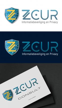Logo & Huisstijl # 1004936 voor Logo   Huisstijl voor bedrijf Informatiebeveiliging en Privacy  ZCUR  wedstrijd