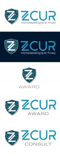 Logo & Huisstijl # 1005360 voor Logo   Huisstijl voor bedrijf Informatiebeveiliging en Privacy  ZCUR  wedstrijd