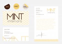 Logo & stationery # 342369 for Mint interiors + store seeks logo  contest