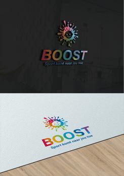 Logo & stationery # 950572 for We are bOOst! en bring sport to the child  Who likes to help us with a fresh and playfull logo  contest