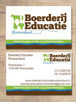 Logo & Huisstijl # 223215 voor Logo & huisstijl voor Boerderij-educatie Rivierenland, samenwerkingsverband agrarisch ondernemers die lesgeven aan basisschoolklassen op hun bedrijf. wedstrijd