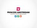 Logo & stationery # 296386 for Princess Amsterdam Hostel contest