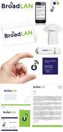 Logo & stationery # 434787 for BroadLAN: Logo u. Corporate Design contest