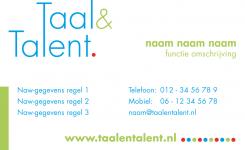 Logo & Huisstijl # 27504 voor Taal en talent: logo en meer? wedstrijd