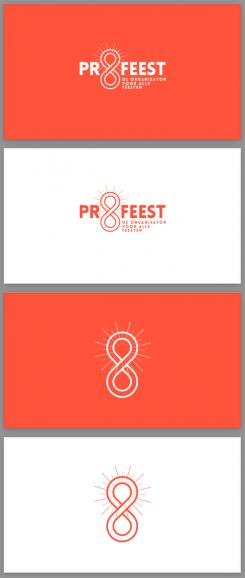 Logo & Huisstijl # 1276611 voor PR8FEEST  de organisator voor alle feesten wedstrijd