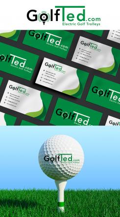 Logo & stationery # 1172668 for Design a logo and corporate identity for GolfTed   electric golf trolleys contest