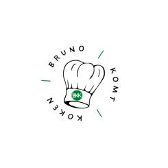 Logo & stationery # 1298122 for Logo for ’Bruno komt koken’ contest