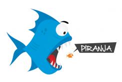 Logo & stationery # 65398 for Were looking for a Piranha which is frightning but also makes curious contest