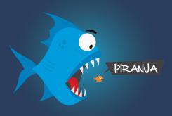 Logo & stationery # 65399 for Were looking for a Piranha which is frightning but also makes curious contest