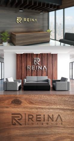 Logo & stationery # 1235776 for Logo for interior design  Reina  stam en staal  contest