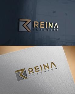 Logo & stationery # 1235792 for Logo for interior design  Reina  stam en staal  contest