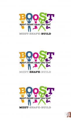 Logo & stationery # 950688 for We are bOOst! en bring sport to the child  Who likes to help us with a fresh and playfull logo  contest