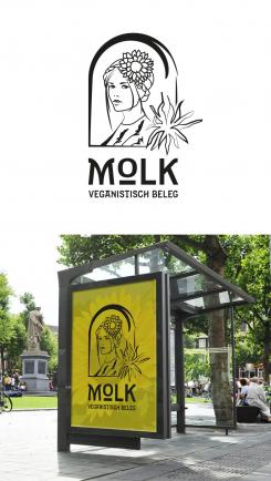 Logo & Huisstijl # 1046819 voor Beeldmerk en letterlogo   veganistische kaas wedstrijd