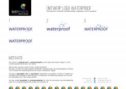 Logo & stationery # 207484 for Logo and corporate identity for WATERPROOF contest