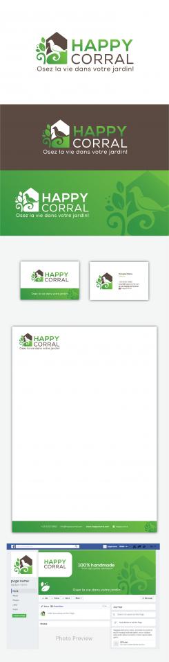 Logo & stationery # 945833 for Creation of a logo and others visual supports for a company which manufactures outside animals’ habitats contest