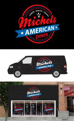 Logo & Huisstijl # 391224 voor Snackbar lunchroom amerikaanse jaren 50 en 60 stijl wedstrijd