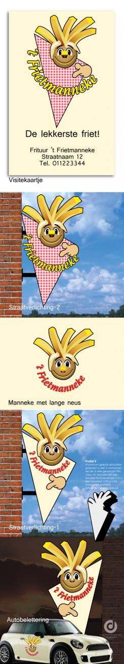 Logo & stationery # 486585 for t,frietmanneke, alle namen i.v.m frituur,voor mij is het ook nog een ?als het maar iets leuk is. contest