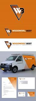 Logo & Huisstijl # 1036071 voor  Woodworx Best    Ontwerp een stoer logo   huisstijl   busontwerp   visitekaartje voor mijn timmerbedrijf wedstrijd