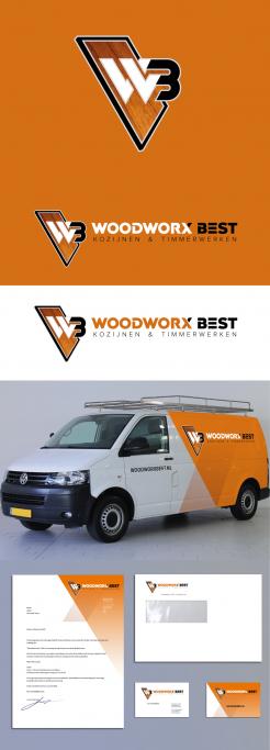 Logo & Huisstijl # 1036071 voor  Woodworx Best    Ontwerp een stoer logo   huisstijl   busontwerp   visitekaartje voor mijn timmerbedrijf wedstrijd