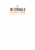 Logo & stationery # 511425 for Intervals Staffing contest